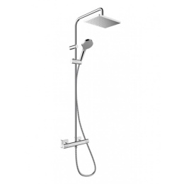 Душевая система Hansgrohe Showerpipe 230 1jet с термостатом Vernis Shape, хром 26286000