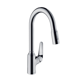 Смеситель для кухни Hansgrohe Focus M42, с вытяжным изливом, хром