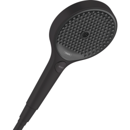 Душевая лейка Hansgrohe Rainfinity 130, 3 типа струи 26864670, чёрный матовый