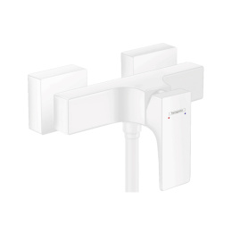 Смеситель для душа Hansgrohe Metropol, матовый белый, на стену