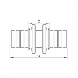Муфта соединительная равнопроходная Rehau 20x2,0