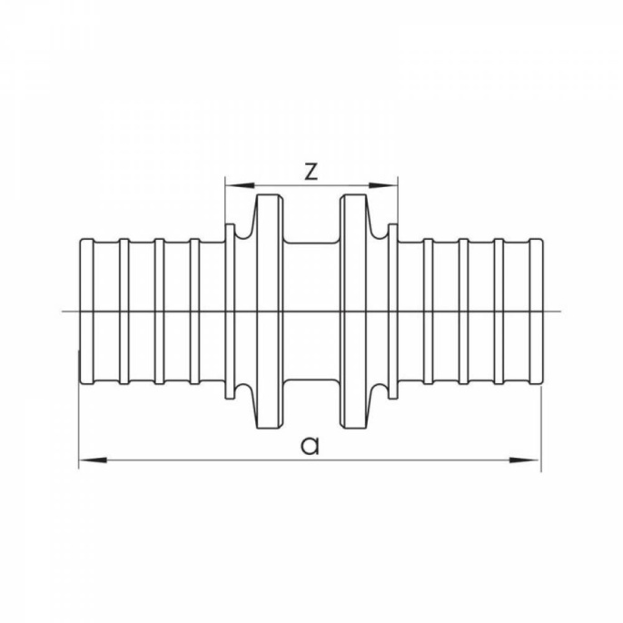 Муфта соединительная равнопроходная Rehau 20x2,0