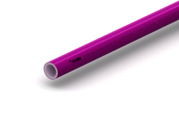 Труба РЕХАУ PINK из сшитого полиэтилена PE-Xa с кислородозащитным слоем, 20х2,8 мм, бухта 120 м