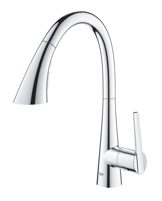 Смеситель для кухни Grohe Zedra с выдвижной лейкой, хром 32294002