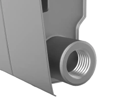 Биметаллический секционный радиатор отопления Royal Thermo Biliner 350 / Silver Satin / 12 секций