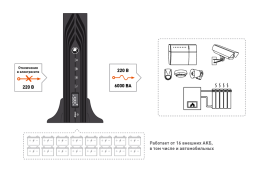 Источник бесперебойного питания Бастион SKAT-UPS 6000 RACK