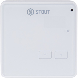 Комнатный терморегулятор Stout R-8z, беспроводной, белый, 230 B (STE-0101-008003)
