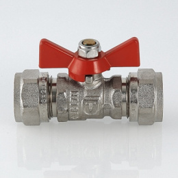 Кран шаровой VALTEC под обжим, рукоятка бабочка 16x16