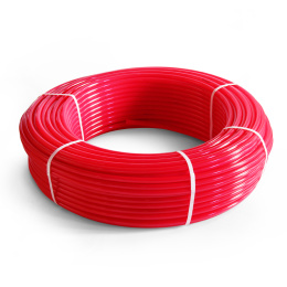 Труба из сшитого полиэтилена PRO AQUA PE-Xa красная c EVOH, 16x2.0, бухта 500 м