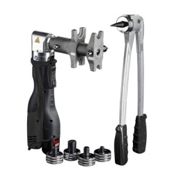 Набор аксиального инструмента Novopress (аккумуляторный запрессовщик, ручной расширитель, насадки 16–32 мм)