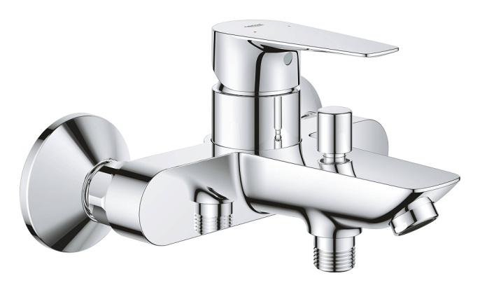 Смеситель для ванны Grohe BauEdge хром 23604001