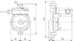 Циркуляционный насос Grundfos UPA 15-90