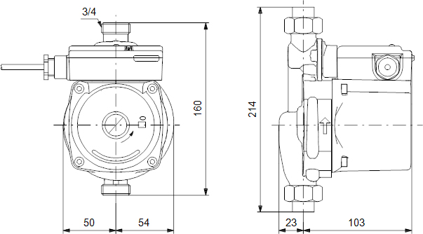 Циркуляционный насос Grundfos UPA 15-90