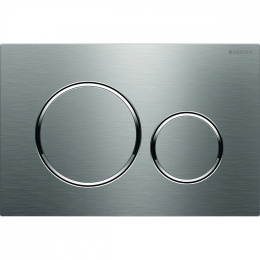 Кнопка смыва Geberit Sigma 20, двойной смыв, сталь 115.882.SN.1