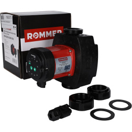 Циркуляционный насос Rommer с частотным регулированием PROFI ERTI 32/40-180 с гайками и теплоизоляцией
