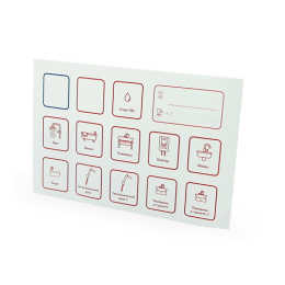 Комплект маркировочных наклеек UNI-FITT Водоснабжение (2 листа)