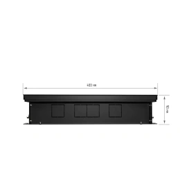 Внутрипольный конвектор с естественной конвекцией Royal Thermo 90/400/1200-DG-U-LB