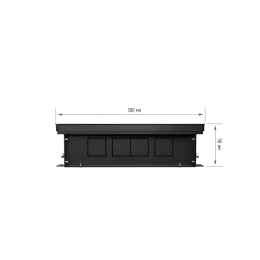 Внутрипольный конвектор с естественной конвекцией Royal Thermo 90/300/800-DG-U-NA