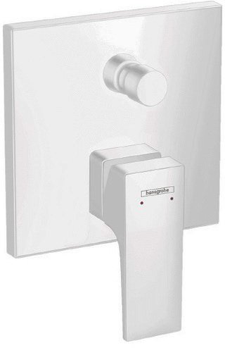 Встраиваемый смеситель Hansgrohe для ванны Metropol матовый белый 32545700