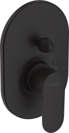 Встраиваемый смеситель Hansgrohe для ванны Vernis Blend матовый черный 71449670