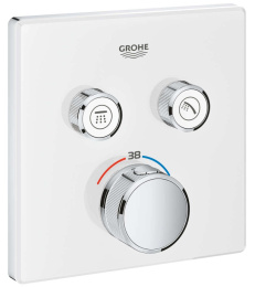 Встраиваемый смеситель Grohe для душа Grohtherm SmartControl термостатический белая луна 29156LS0
