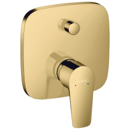 Встраиваемый смеситель Hansgrohe Talis E для ванны (внешняя часть), защитная комб., золото