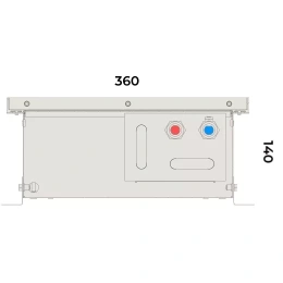 Внутрипольный конвектор с естественной конвекцией Vitron ВК.140.360.3000.6ТП