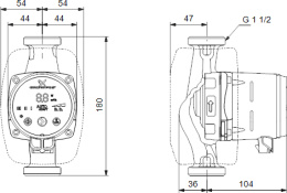 Циркуляционный насос Grundfos Alpha 2 25/80