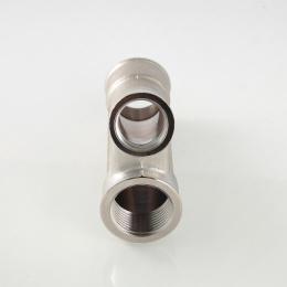 Тройник косой VALTEC для гильзы под погружной датчик 1/2 x 1/2