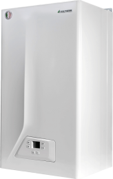 Настенный газовый двухконтурный котел отопления Italtherm CITY CLASS 40 F (WB) белая панель с кнопками (301051B14)