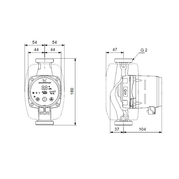 Циркуляционный насос Grundfos ALPHA2 32-80 N