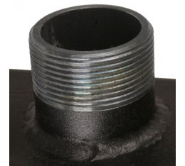 Стальной распределительный коллектор Rommer 4(5) отопительных контура 1 1/2 x 1 1/2