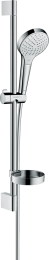 Душевой набор Hansgrohe Croma Select S Vario и мыльницей Casetta, белый/хром 26566400