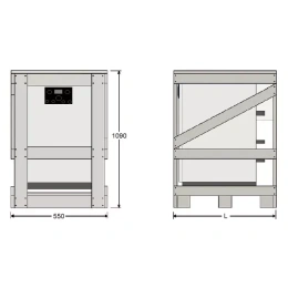 Напольный газовый котел отопления, атмосферный Kentatsu Kobold S-05