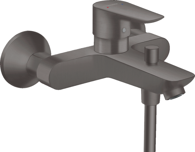 Смеситель для ванны Hansgrohe Talis E шлифованный черный хром 71740340