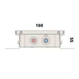 Внутрипольный конвектор с естественной конвекцией Vitron ВК.55.160.900.2ТГ