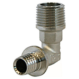 Уголок Royal Thermo соединительный с наружной резьбой 25x1