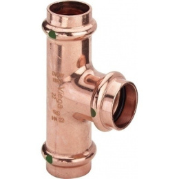 Тройник медный Viega Profipress с SC-Contur d=54, 54x28x54 (арт. 324 926)
