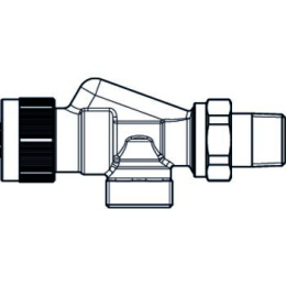 Термостатический вентиль Oventrop A осевой DN15, 3/4x1/2, M30x1,5