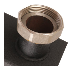 Стальной распределительный коллектор Rommer 3 отопительных контура 1 1/2 x 1 1/2