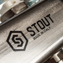 Коллектор Stout из нержавеющей стали для радиаторной разводки 1/3/4x2, SMS 0923 000002