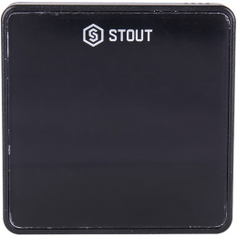 Датчик температуры пола Stout C-8f беспроводной, черный (STE-0101-008008)