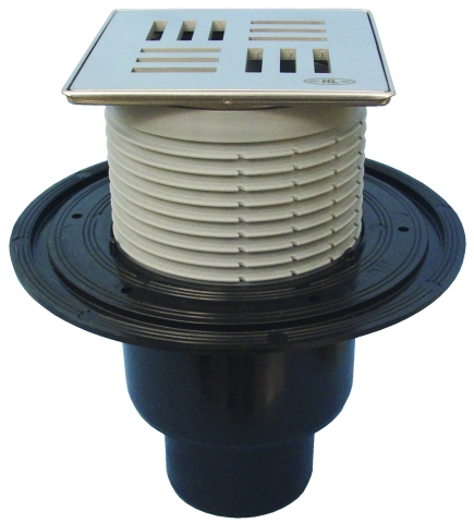 Трап HL 310NPr-3000 с Сухим сифоном, с решеткой 3124
