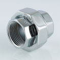 Муфта разъемная VALTEC хромированная латунь, 1 внутренняя