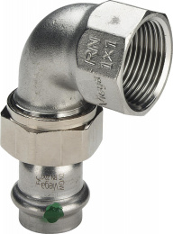 Отвод Viega 90 разъемный с внутренней резьбой 54 мм х Rp 2 , Sanpress Inox, модель 2355