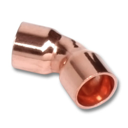 Отвод Sanha 5041, 45 гр. ВП-ВП, медь, 18