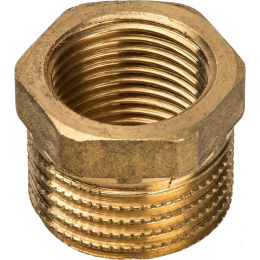 Футорка Stout с внутренней-наружной резьбой 1/2x3/8, арт.SFT-0028-001238