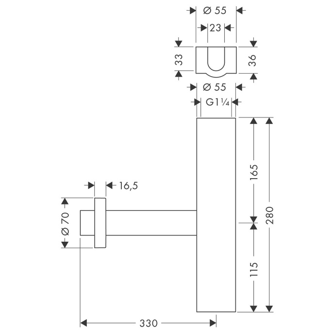 Сифон Hansgrohe Flowstar 52100000