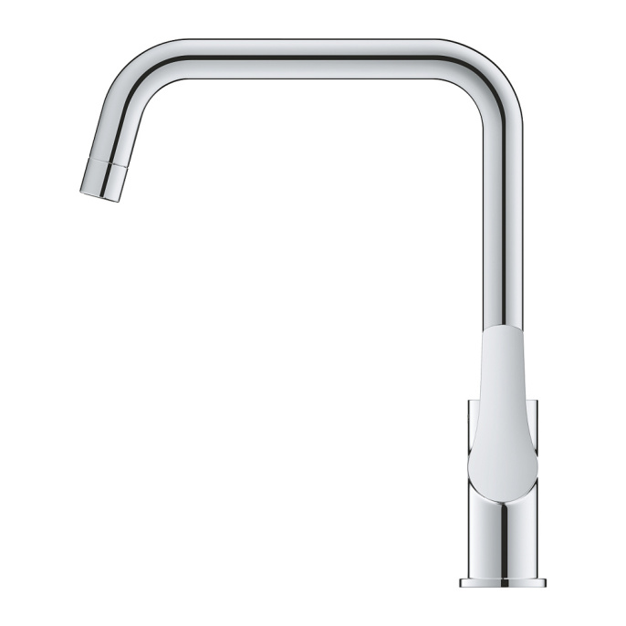 Смеситель для кухни Grohe Eurosmart, высокий U-излив, хром