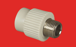 Муфта полипропиленовая FV-Plast 20х1/2 НР, 215020
